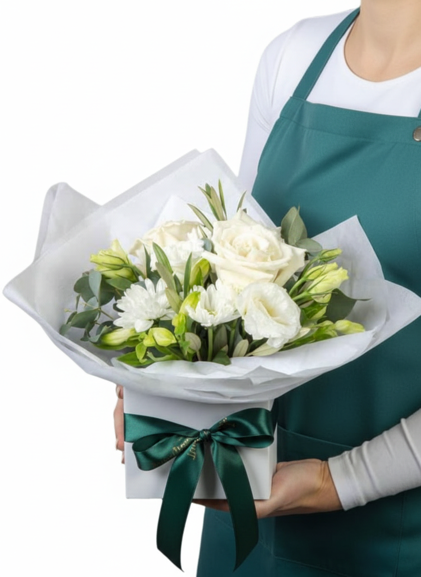White Gift florist choice