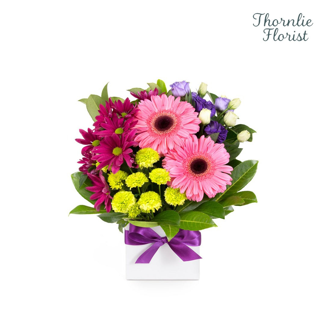 White & Green Vase Arrangement