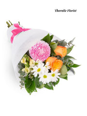 Bright Mixed Bouquet – Roses, Chrysanthemum & Daisies