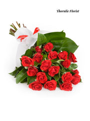 Classic 18 Red Roses Bouquet