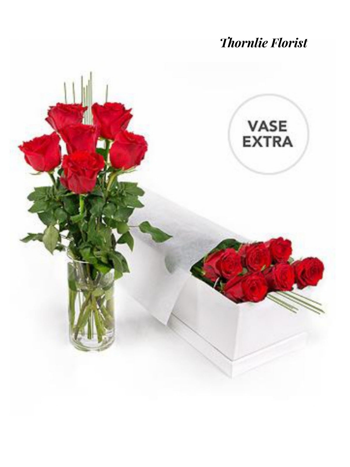 Premium Red Roses in Presentation Box