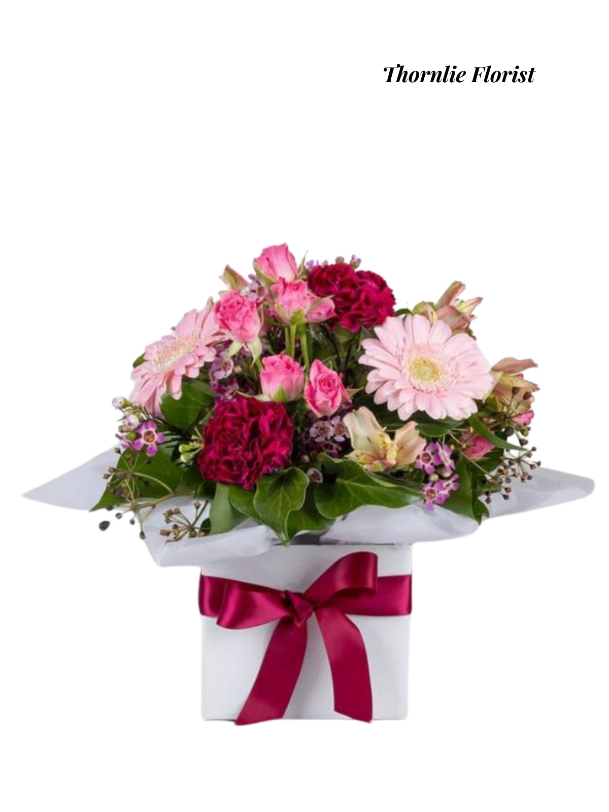 Pink & Burgundy Bliss Arrangement