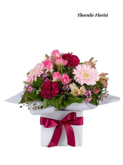 Pink & Burgundy Bliss Arrangement