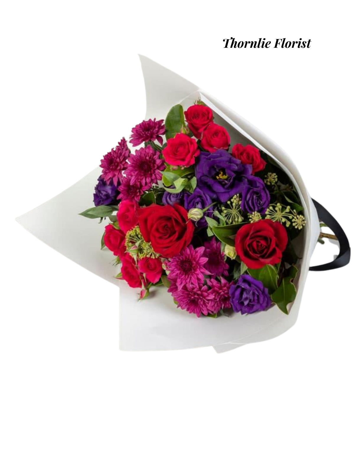Passionate Red & Purple Bouquet