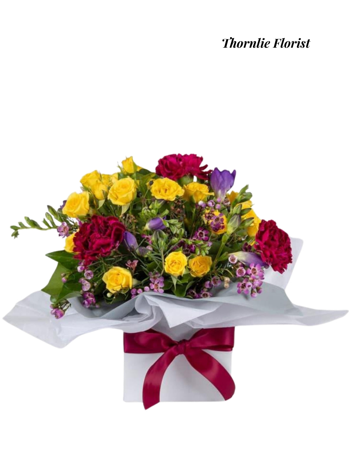 Sunshine & Burgundy Bloom Box