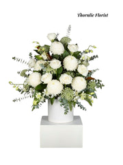 Winter Whisper Ceramic Pot