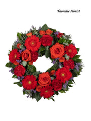 Fiery Tribute Wreath