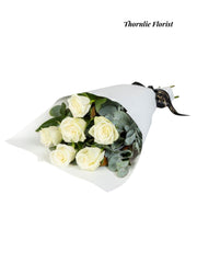 Classic White Rose Bouquet