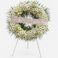 Pure Serenity Wreath – 80 CM