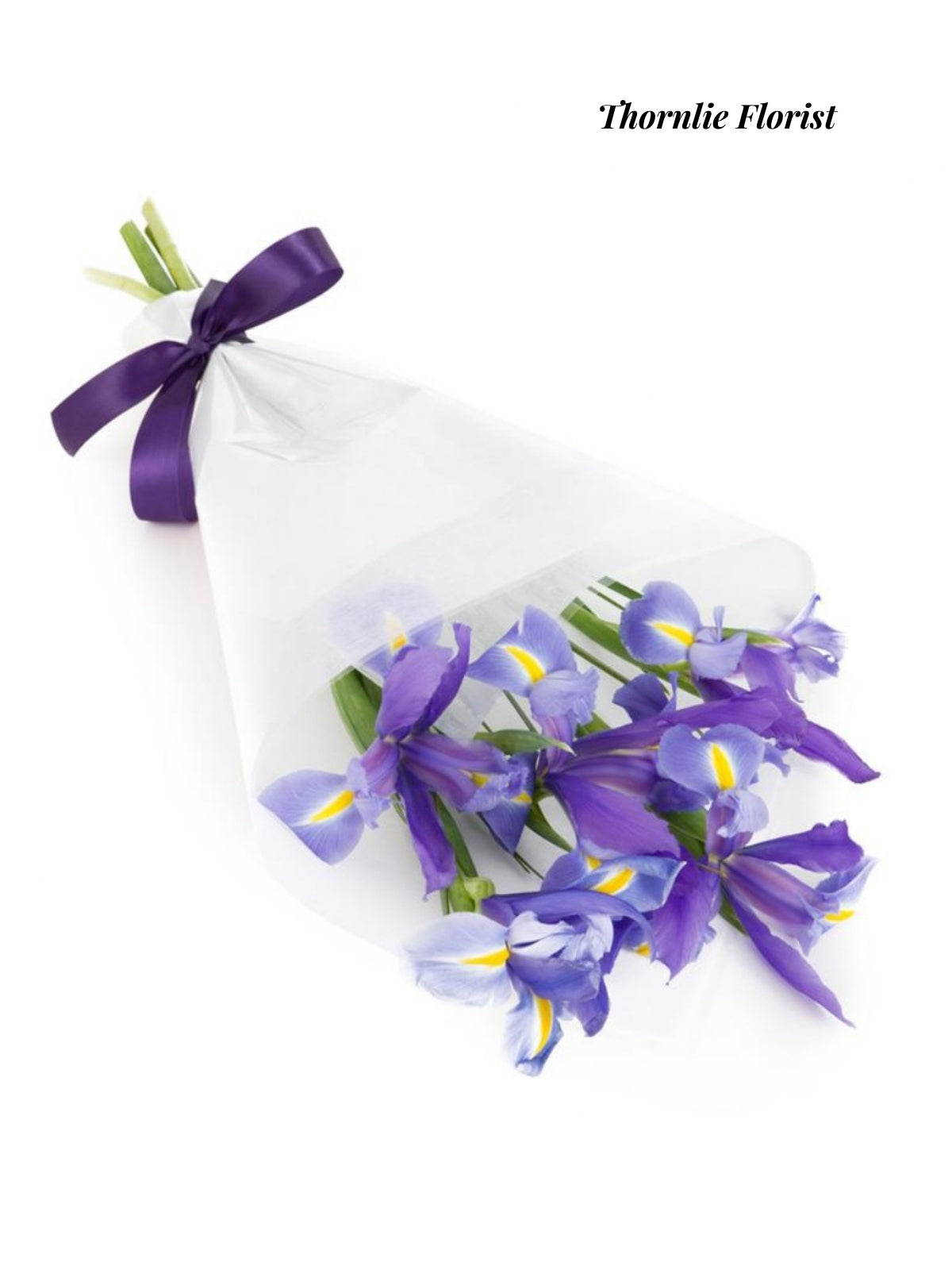 Purple Iris Bouquet – Elegant Seasonal Blooms