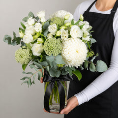 Florist Choice – White Vase