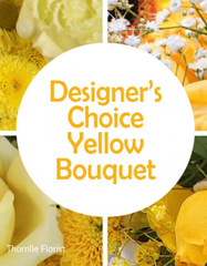 Designer’s Choice: Sunshine Yellow Seasonal Vase Arrangement