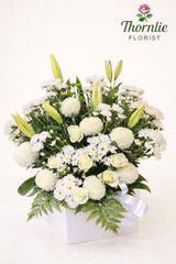 Pure Serenity White Box Arrangement