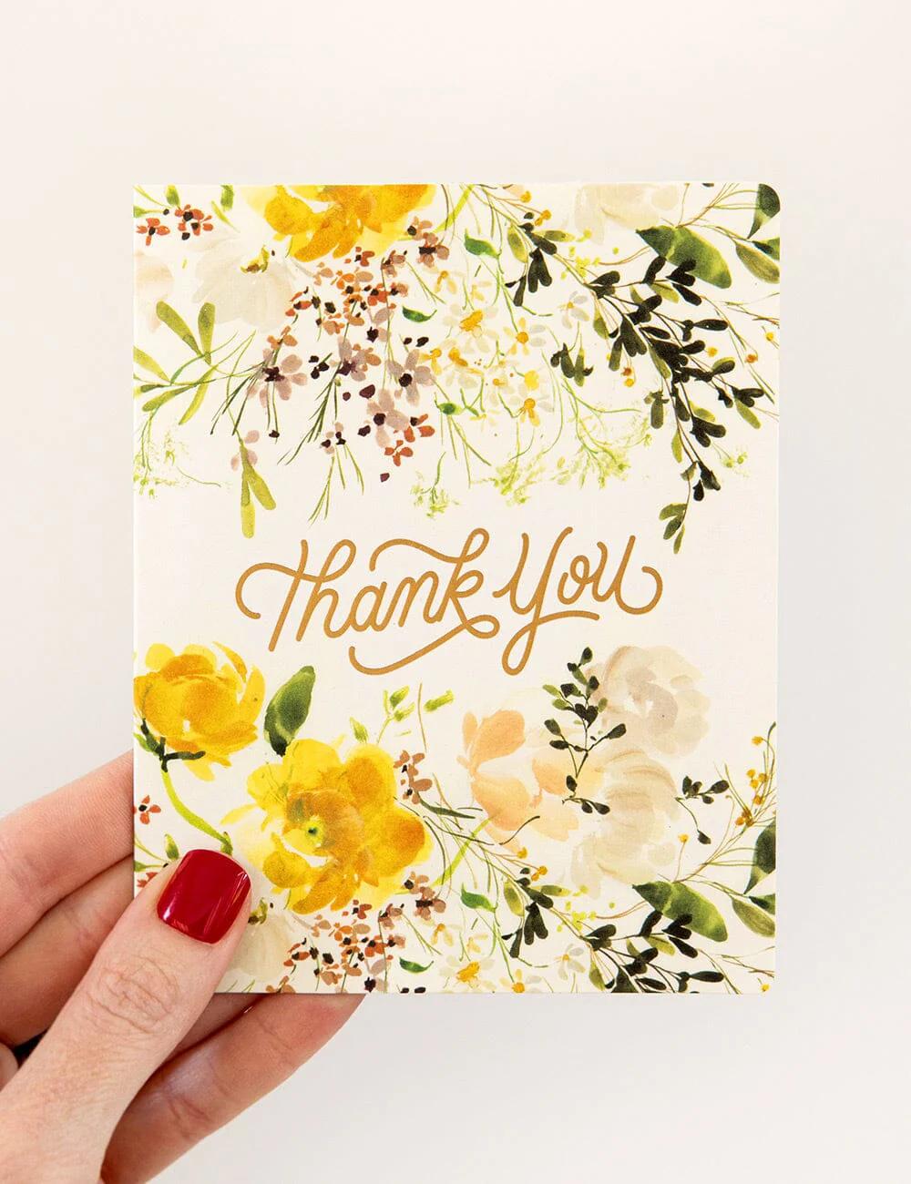 Thank you card