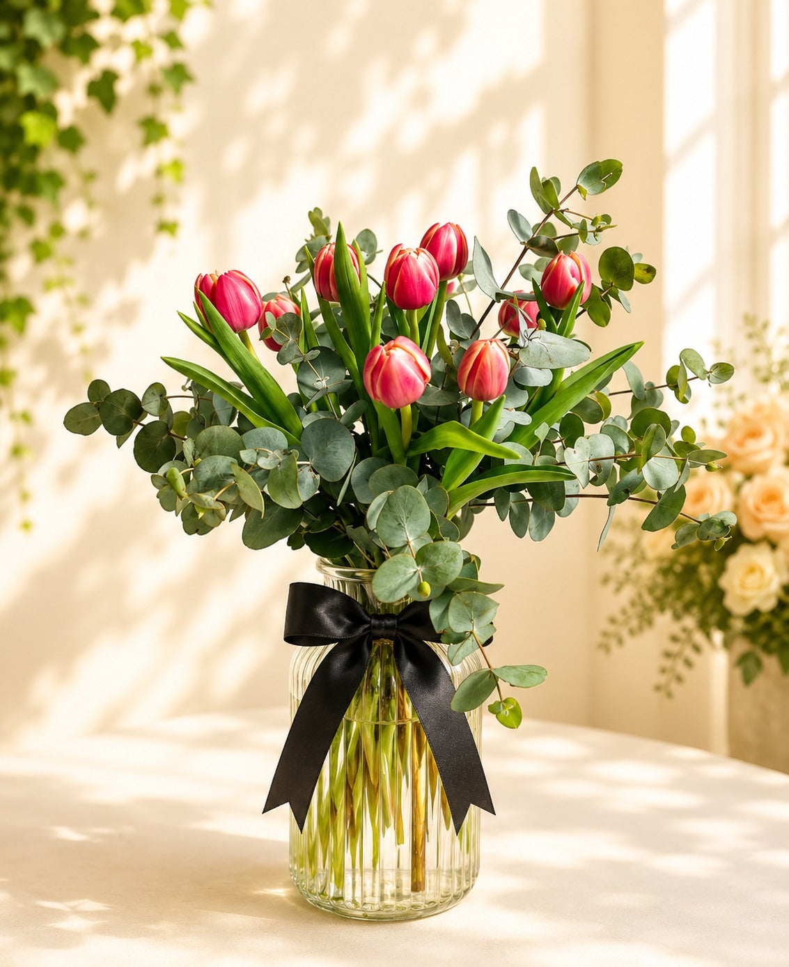 Tulips Ecualyptus Charm