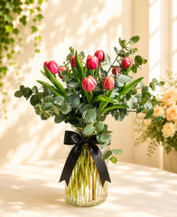 Tulips Ecualyptus Charm