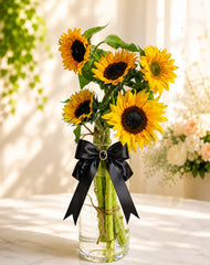 Golden sunahine Vase