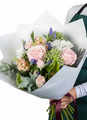 Elegant Pastel Rose Bouquet